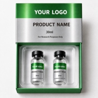 Etiquetas Personalizadas para Cajas de Péptidos y Etiquetas para Botellas de Vidrio para Viales de Almacenamiento de 3 ml y 10 ml
