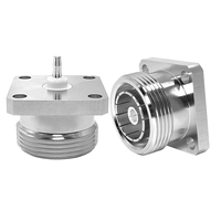 HSWH Factory - Convertisseur de câble coaxial RF L29, prise DIN mâle 4.3/10 DIN vers connecteurs jack DIN femelle 7/16, boîtier en cuivre 10A 1P