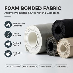 <span class=keywords><strong>Tissu</strong></span> composite laminé en mousse à mémoire de forme imprimée sur mesure, avec logo OEM et couleur personnalisée, pour sacs, bagages, jouets, doublures de vêtements - Product Image 6