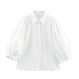 Nuovi <span class=keywords><strong>pantaloni</strong></span> dritti <span class=keywords><strong>a</strong></span> <span class=keywords><strong>vita</strong></span> <span class=keywords><strong>alta</strong></span> da donna Casual da 2025 estate in Denim Casual con maniche <span class=keywords><strong>a</strong></span> bolle e risvolto Cross-Border - Product Image 6
