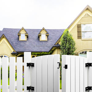 مفصلات بوابة معدنية ذاتية الإغلاق من الفولاذ الكربوني الثقيل، ألواح سياج فينيل للمزارع والحدائق، مفصلات أجهزة السياج - Product Image 5