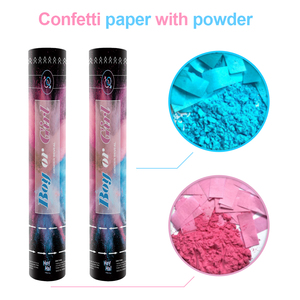 Confeti de fiesta de género, cannon de confeti colorido, humo, Holi en polvo, Konfetti <span class=keywords><strong>kannon</strong></span>, 30cm, 45cm, 60cm - Product Image 6