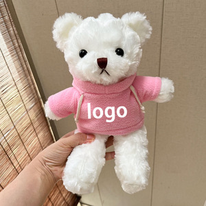 T-shirt en peluche ours en peluche avec logo personnalisé, poupée en peluche, accessoire <span class=keywords><strong>photo</strong></span>, cadeau d'entreprise pour événement d'entreprise - Product Image 6