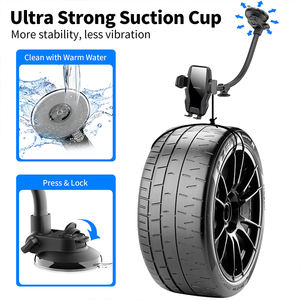 Evrensel 360 derece cep montaj Dashboard cep güçlü yapışkan emme ayarlanabilir cam havalandırma manyetik araç telefonu tutucu - Product Image 5