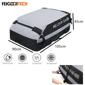 Sac de toit de <span class=keywords><strong>voiture</strong></span> Feigeer Tech, logo personnalisé disponible, imperméable, portable, résistant aux intempéries, <span class=keywords><strong>pour</strong></span> tous les véhicules - Product Image 2
