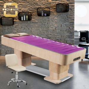 Luxe électrique corps sculptant lit <span class=keywords><strong>de</strong></span> beauté réglable visage trou oreiller PU <span class=keywords><strong>esthétique</strong></span> peau clinique équipement meubles approvisionnement - Product Image 2