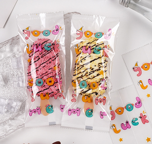 Trong Kho Trong Suốt Ice Cream Túi Popsicle Gói Pouch Nhựa Đóng Gói Sô Cô La Kẹo <span class=keywords><strong>Wrapper</strong></span> Lolly Popsicle Pouch OEM - Product Image 2