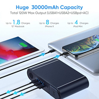 Batterie externe Portable 110V 220V 31200mWh 120W, chargeur externe pour ordinateur Portable, iPad, téléphone, plein air, Camping, voyage