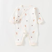 Combinaison papillon pour nouveau-né Kaka Bear 100% coton, douce et respirante, kimono pour bébé, fermeture à boucle, vêtements pour bébé toute saison