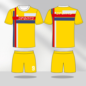ชุดเสื้อวอลเลย์บอลแบบซับลิเมชั่นสำหรับทุกเพศ แขนสั้น ทรงสปอร์ต สำหรับผู้ใหญ่ - Product Image 5