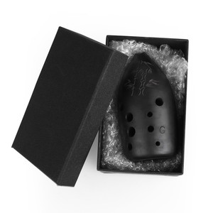 Professional Ocarina 10 Holes F Key Soprano Double Chamber Chinese Wind <b>Instrument</b> With Carving Design For Playing <b>Music</b> - Product Image 2