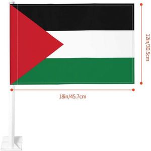 Palestinian <b>Flags</b> for Car Window of Palestine for Decor Free Freedom 12" X 18" Outdoor Pole Accessories Vehicle Auto Decorations - Product Image 4