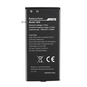 Batterie Li-ion robuste de haute qualité 1500 mAh pour téléphone Caterpillar B26, compatible CAT B26, certifiée CE RoHS, vente en gros - Product Image 1