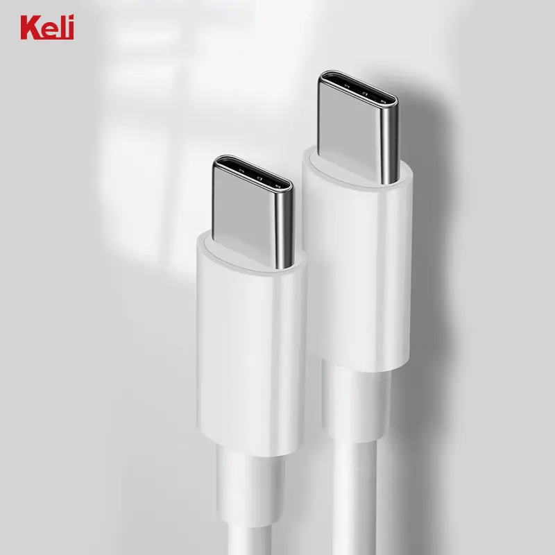 Keli 5A 100W Fast Charging Data cable charging Emarker Plastic Case USB to Type c Cable for Android Iphone IPAD