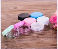 Botol Isi Ulang PS Transparan 60ml dengan Tutup Sekrup PP untuk Mengorganisir Bahan Kosmetik, Obat-obatan, dan Perlengkapan Industri