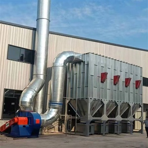 Collecteur de poussière à sac pulsé de type assemblage en tôle galvanisée pour usine de meubles, filtre industriel pour usine de bois - Product Image 5