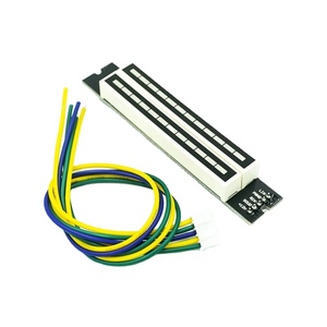 Wholesale price Mini Dual 12-bit <strong>LED</strong> Music Level Indicator Adjustable Light Speed <strong>VU</strong> <strong>Meter</strong> Stereo Amplifier Board with AGC Mode - Product Image 1
