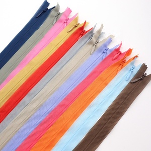 Ready To Ship 2#3#5# Sliding Bottom Stopper Lace Zipper Close End Hidden Zipper Invisible Zipper Manufacturer - Product Image 6