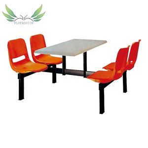 Venta al por mayor restaurante mesa de comedor escuela extender mesa de comedor y silla plegable con fibra de vidrio Banco plegable 4/6/8 asientos - Product Image 1