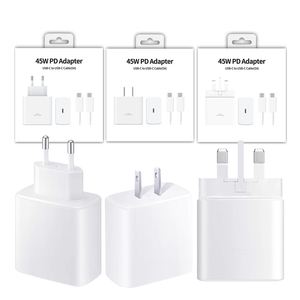 <span class=keywords><strong>Chargeur</strong></span> mural rapide USB-C <span class=keywords><strong>45W</strong></span> PD pour voyages en UE, États-Unis et Royaume-Uni 2026 - Product Image 2