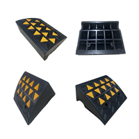 Rampe de seuil en caoutchouc massif, hauteur 3 pouces, antidérapante, pour fauteuils roulants et scooters, pour entrées de maison, allées et trottoirs