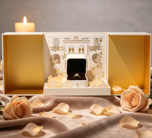 Double Door 3D Design <b>Jewelry</b> <b>Gift</b> <b>Box</b> Exquisite <b>Gift</b> <b>Box</b> Wholesale Customization Ring <b>Gift</b> <b>Box</b> - Product Image 6