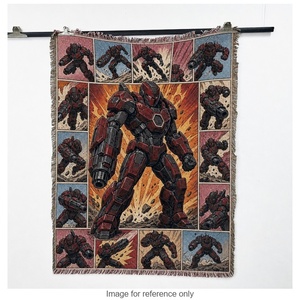 MOQ 1PS Custom Anime Patterned Tapestry Blanket with Spider-Man Anime Tapestry Throw Blanket Animal Blanket <strong>Hoodie</strong> - Product Image 3