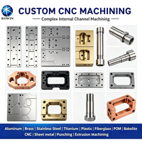 Plaque de collecteur en alliage d'aluminium 6061 6063 7075 usinée CNC 5 axes de haute précision sur mesure avec usinage de canaux internes complexes OEM