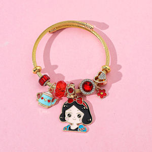 Braccialetti Regolabili in Acciaio Inossidabile con Charm Cartoon Kawaii, Gioielli Personalizzati per Ragazze - Product Image 6