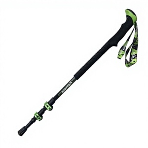 Bâton <span class=keywords><strong>de</strong></span> <span class=keywords><strong>randonnée</strong></span> en <span class=keywords><strong>carbone</strong></span> pliable, bâton <span class=keywords><strong>de</strong></span> marche télescopique pour la montagne et le cross-country, en trois sections, avec verrouillage externe, en alliage d'<span class=keywords><strong>aluminium</strong></span>, personnalisable - Product Image 1