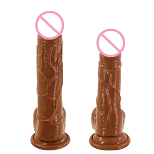 Vendita calda stile classico 7 pollici TPE Dildo realistico giocattoli adulti del sesso per le donne - Product Image 3