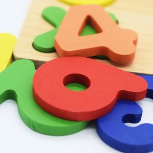 Rc Montessori Kids Educational Toys Toddler Abc Boards Wooden Digital Letter Number Alphabet <b>Block</b> Puzzle - Product Image 5
