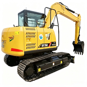 รถขุดตีนตะขาบ Sany SY75C Pro มือสอง รุ่น SY75 SY75C รถขุดมือสองพร้อมรางเหล็กสำหรับขาย - Product Image 1