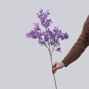 Lanterne de neige artificielle, fleur de pêcher japonaise, blanche, jaune, violette, pour décoration de mariage, artisanat, utilisation comme vase à large ouverture - Product Image 2