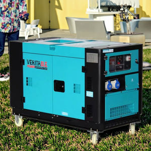 เครื่องกำเนิดไฟฟ้าดีเซลแบบพกพาขนาด 12KW 15KVA 120V 240V แบบเงียบพิเศษ พร้อมรีโมทสตาร์ท สำหรับสำรองไฟบ้าน - Product Image 1