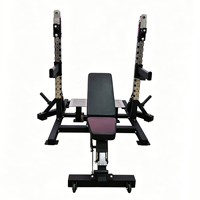 Banc de musculation multifonctionnel 3-en-1 pour la force athlétique et la musculation - Banc de musculation plat, incliné et décliné pour la poitrine, les épaules et les triceps