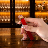 Briquet rechargeable en alliage de zinc argenté MRVI, écologique, avec conception de sécurité Li-Ion, fabriqué à Shenzhen
