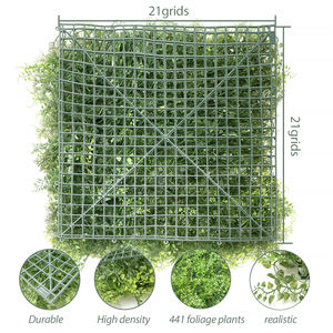 Almacén de EE. UU. Entrega directa China Nueva llegada IVY Wall Grass Panel de pared Planta <span class=keywords><strong>artificial</strong></span> Wall Grass Setos de boj artificiales - Product Image 4