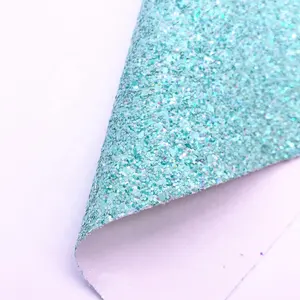 BY6248 Chunky Glitter Leather Fabric Sheets For Hair Bows Earrings Shoes Bags Notebook Crafts