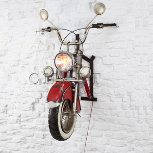 Scultura da Parete 3D Retrò di Cofano <span class=keywords><strong>Auto</strong></span> Classica in Ferro Stile Industriale, Scultura di <span class=keywords><strong>Auto</strong></span> Classica, <span class=keywords><strong>Moto</strong></span>, Jeep per Decorazione Negozi 4S - Product Image 5