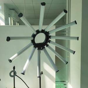 द्वि-रंग पेशेवर फोटोग्राफिक किट 12 ट्यूब सुपर लाइट स्टार रिंग लाइटिंग सीआरआई>97 आपके ट्यूब/मेकअप/व्लॉग/लाइव स्ट्रीमिंग के लिए - Product Image 3