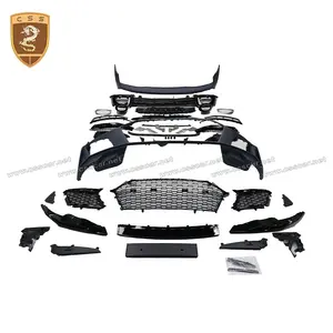 Antigo para Novo Estilo Bodykit Para Audi R8 Facelift 2016-2021 Car Front Bumper Assembly Grelhas de Atualização Body Kits