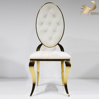 Chaises de salle à manger modernes et minimalistes en acier inoxydable, durables, empilables, sièges imperméables, tissu élégant, pour hôpital et appartement
