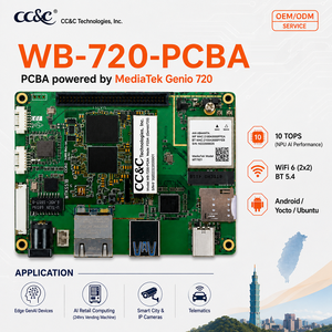 เมนบอร์ด MediaTek Genio 720 สำหรับสมาร์ทเรทีล |   ผู้ผลิตแผงวงจร PCBA ระบบฝังกล้อง AI รุ่น MT8391 - Product Image 1