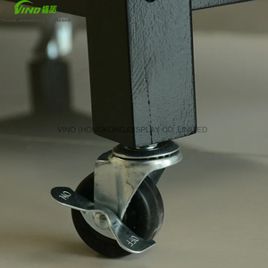 Mueble de Cocina Moderno de Madera Maciza con Cajón Grande y Estantes de 2 Niveles - Product Image 6