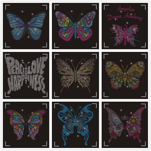 Số lượng lớn PREMADE Rhinestone chuyển sẵn sàng để Báo Chí Truyền nhiệt giấy Băng hotfix thạch bán buôn Bling Áo sơ mi thiết kế - Product Image 5