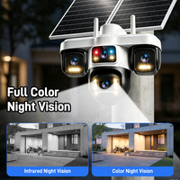 Solar PTZ CCTV Camera 5MP 4G IP66 Weatherproof Night Vision Security Surveillance System Outdoor O-kam Pro APP