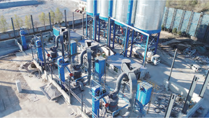 80 פירוליזה רשת פחמן שחור פולפיזציה טחנת צמח gypsum מכונת אבקת שחור - Product Image 6