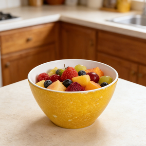 Tazón hondo <span class=keywords><strong>de</strong></span> melamina <span class=keywords><strong>de</strong></span> 6 pulgadas, bicolor, salmón/blanco, para pasta, sopa, fideos y ensalada. - Product Image 4