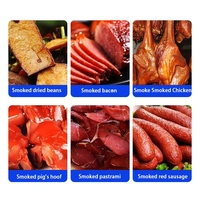 Four à fumage commercial à gaz et charbon de bois pour viande, saucisses et poisson, modèle très demandé